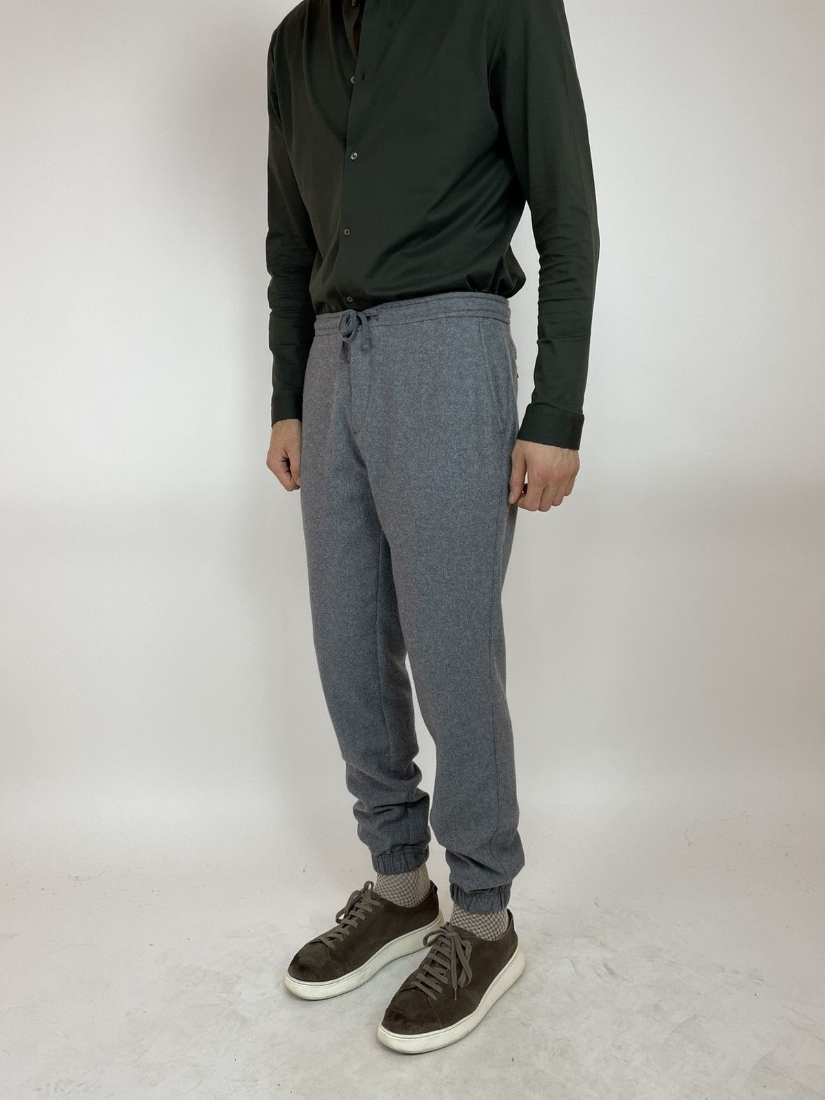 Japanese Brand KIOMI Wool JOGGING PANTS Mens size 36 Size US 36 / EU 52 - 8 Thumbnail