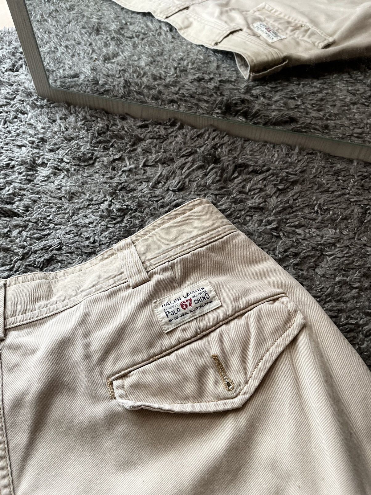 Polo Ralph Lauren × Vintage Polo Ralph Lauren Shorts Streetwear Vintage Rare Logo Cargo Size US 34 / EU 50 - 8 Thumbnail