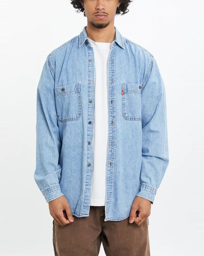 Levi's Vintage Levis Denim Button Up Shirts Size US XS / EU 42 / 0 - 6 Thumbnail
