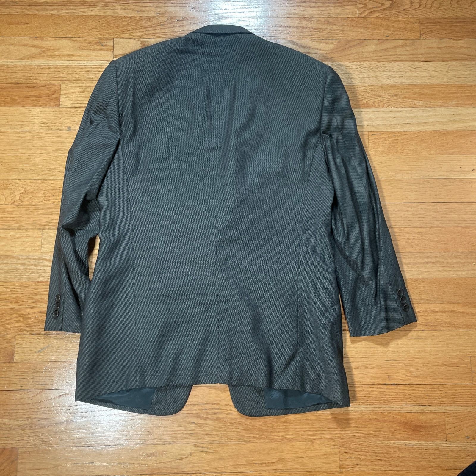 Giorgio Armani Vintage Giorgio Armani Collezioni Gray Wool Blazer 44R Size 44R - 5 Thumbnail