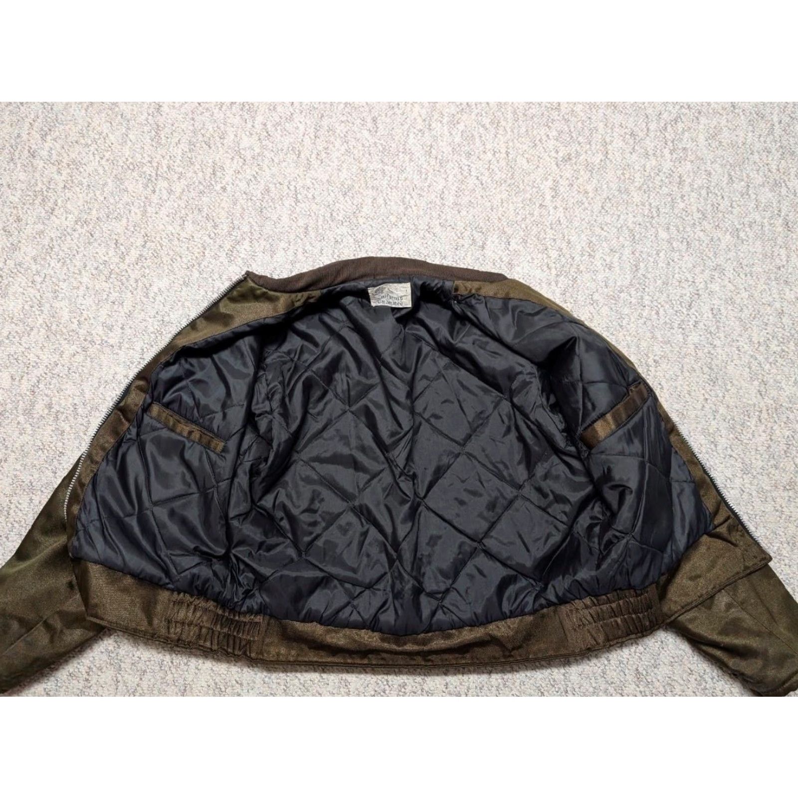 Vintage VINTAGE Uniform jacket Men L Brown/Green nylon 44 chest security police style 1960s 70s UNIFORM jacket Size US L / EU 52-54 / 3 - 4 Thumbnail