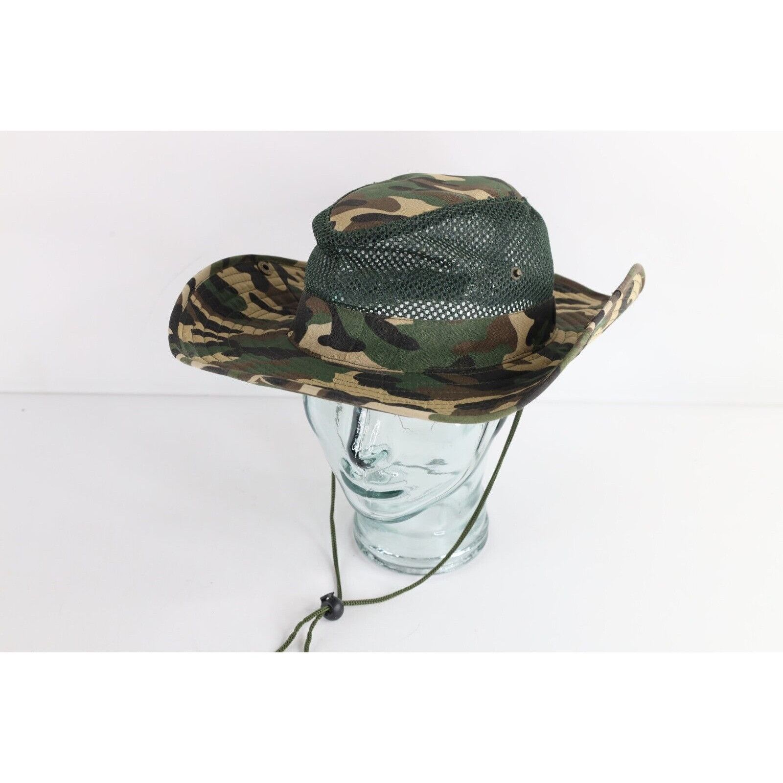 Vintage Vintage 90s Streetwear Faded Mesh Camouflage Safari Hat Size ONE SIZE - 1 Thumbnail