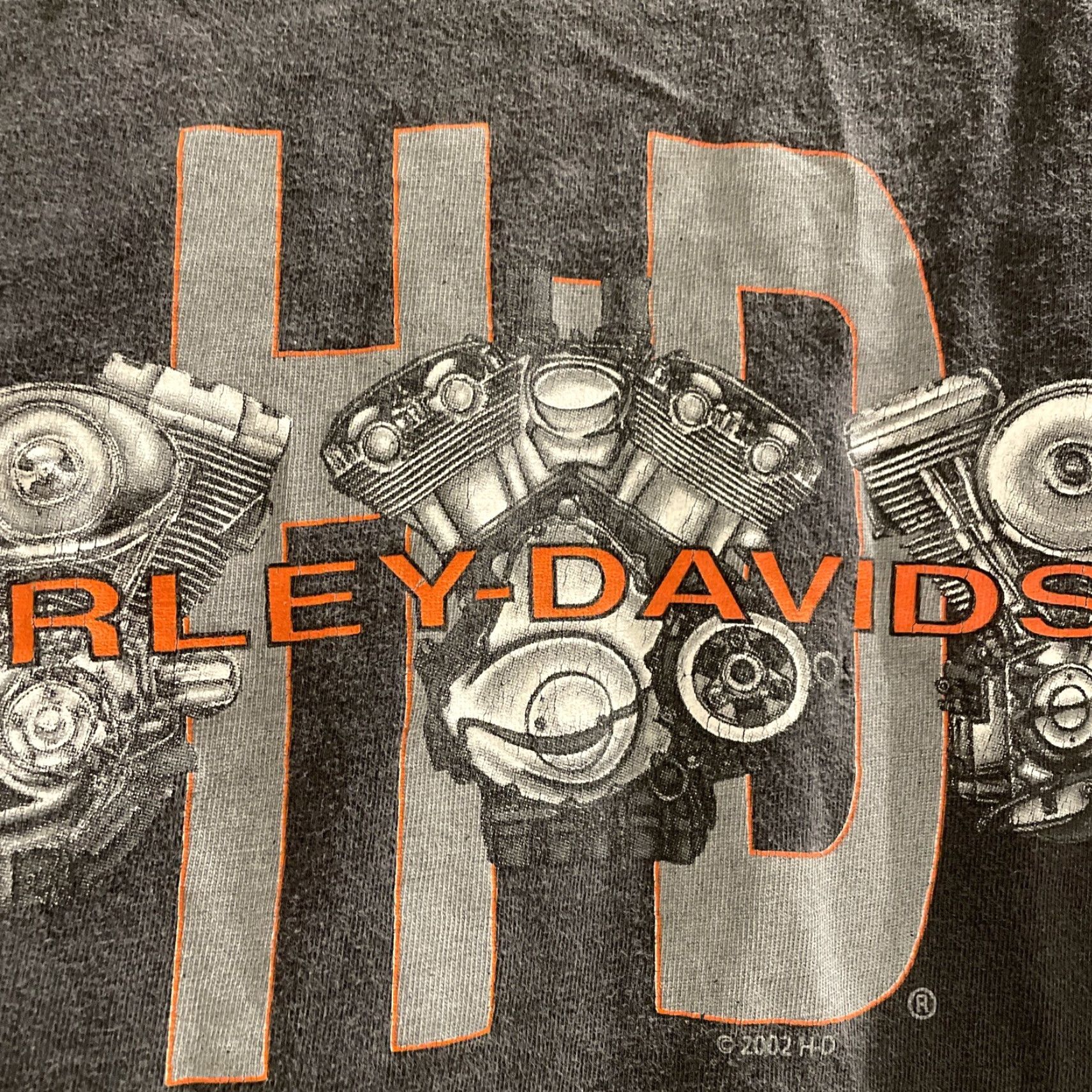 Harley Davidson VINTAGE Harley-Davidson T-Shirt Men’s Large Black Crew Neck Short Sleeve Size L Graphic Print Size US L / EU 52-54 / 3 - 2 Thumbnail