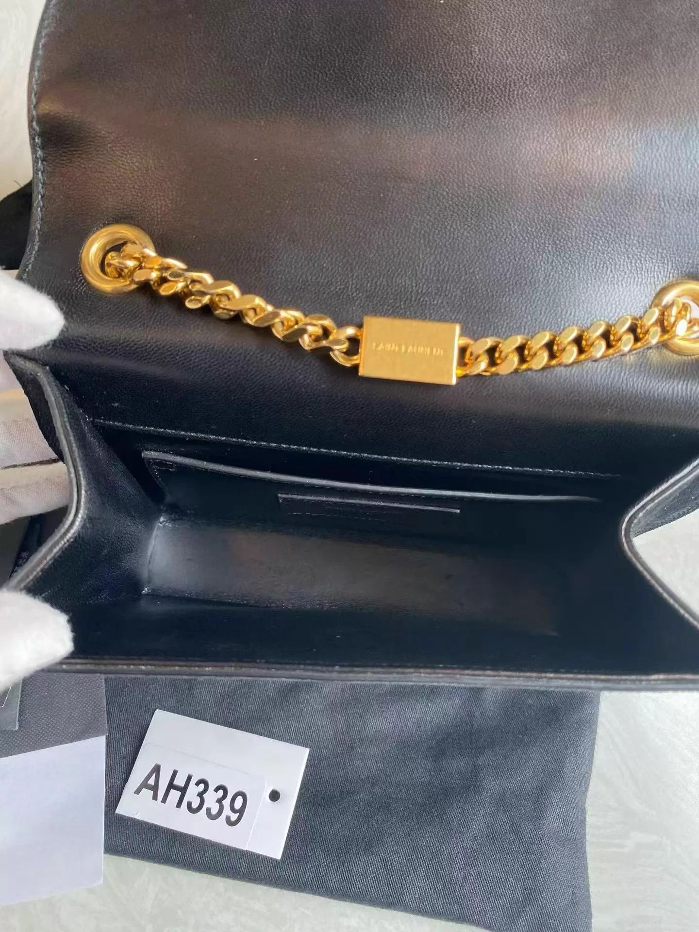 Saint Laurent Paris YSL suede tassel mini bag 17x4x12 good cond dust bag & rec Size ONE SIZE - 8 Thumbnail