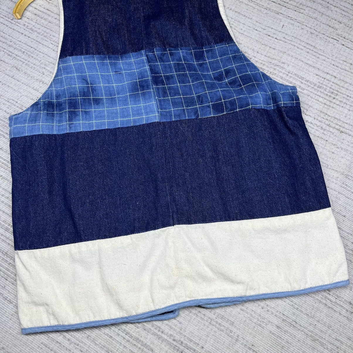 Blue Blue Japan × Japanese Brand × Vintage Vintage JapanBrand Gaijin Made pacthWork Size US S / EU 44-46 / 1 - 7 Thumbnail