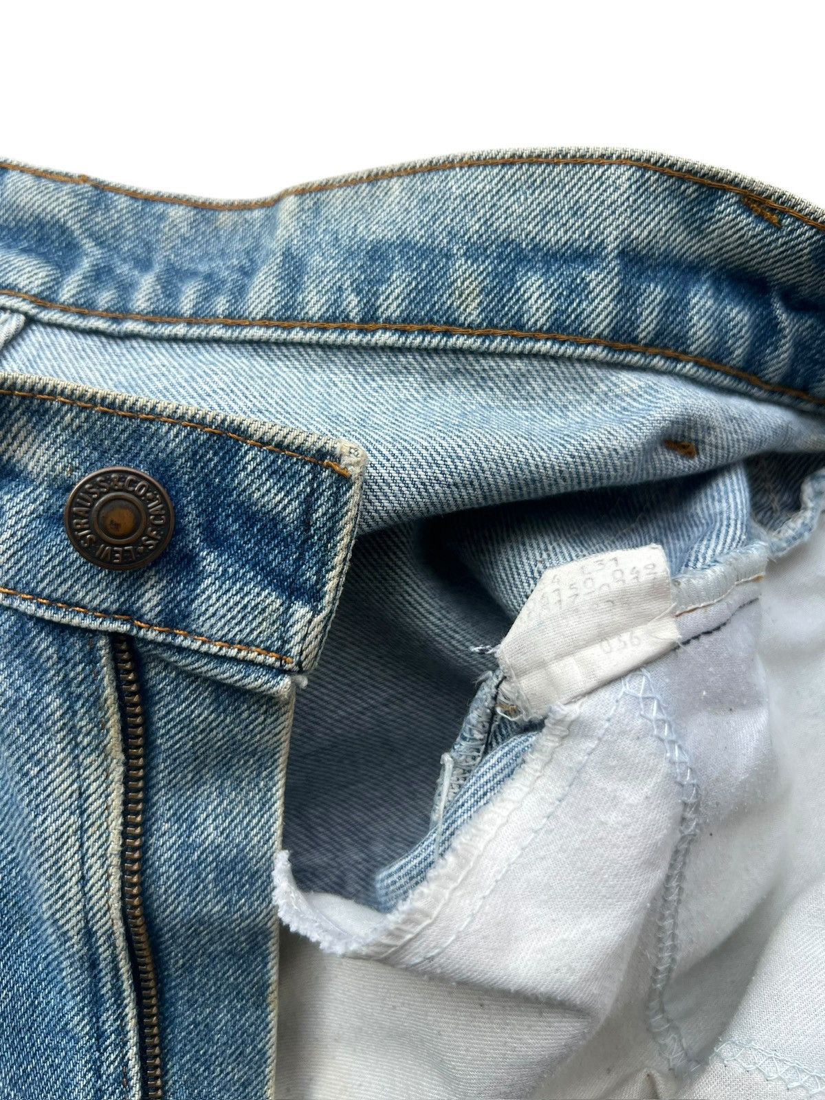 Levi's Vintage 80s Levi’s Orange Tab Distressed Denim Jeans 33x30.5 Size US 33 - 12 Thumbnail