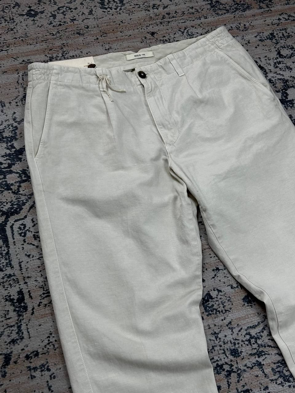Designer Luxury Briglia 1949 Linen Chino Pants Made In Italy Size US 32 / EU 48 - 3 Thumbnail