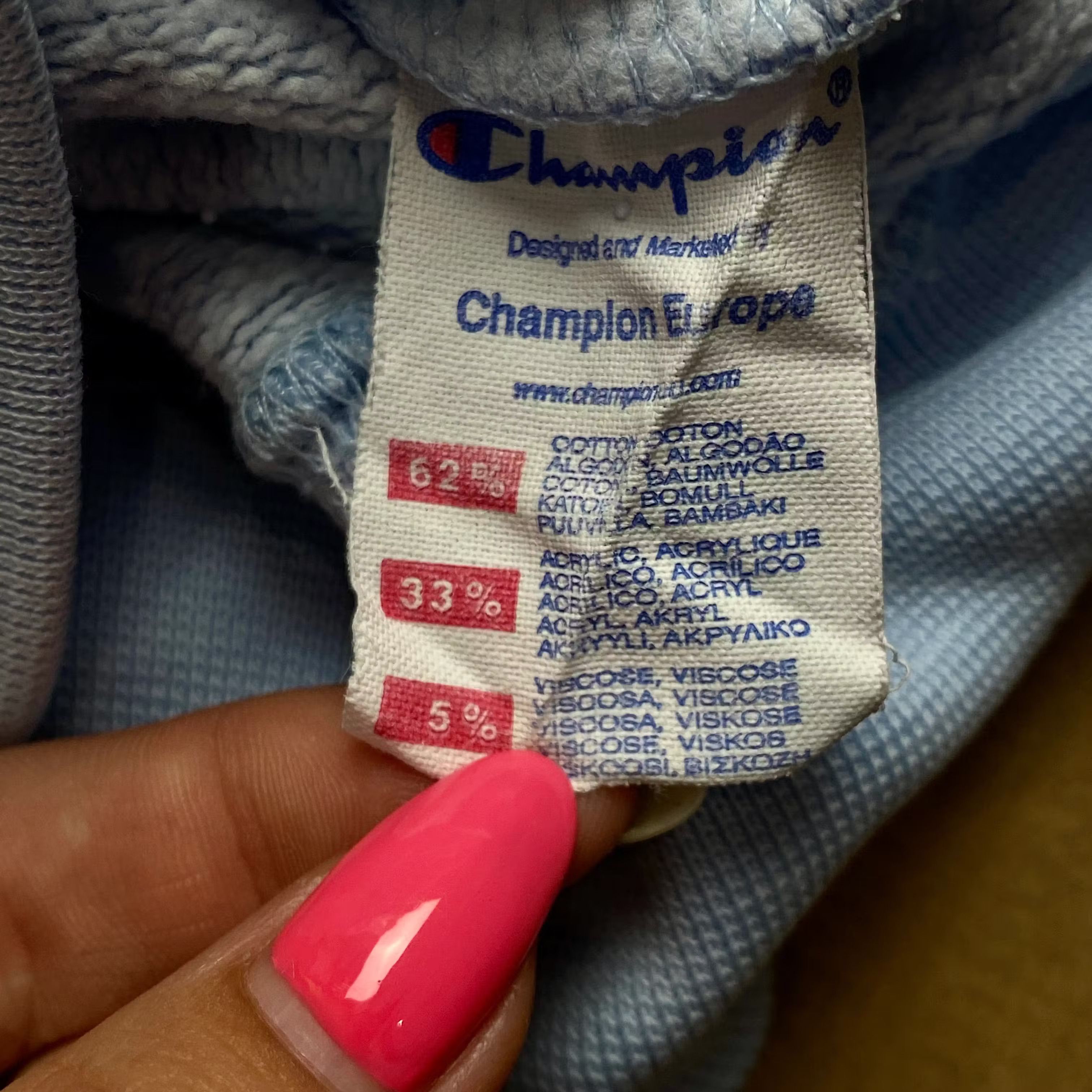 Champion × Vintage Mens Sweatshirt Champion Vintage Big Logo Size L Size US L / EU 52-54 / 3 - 7 Thumbnail