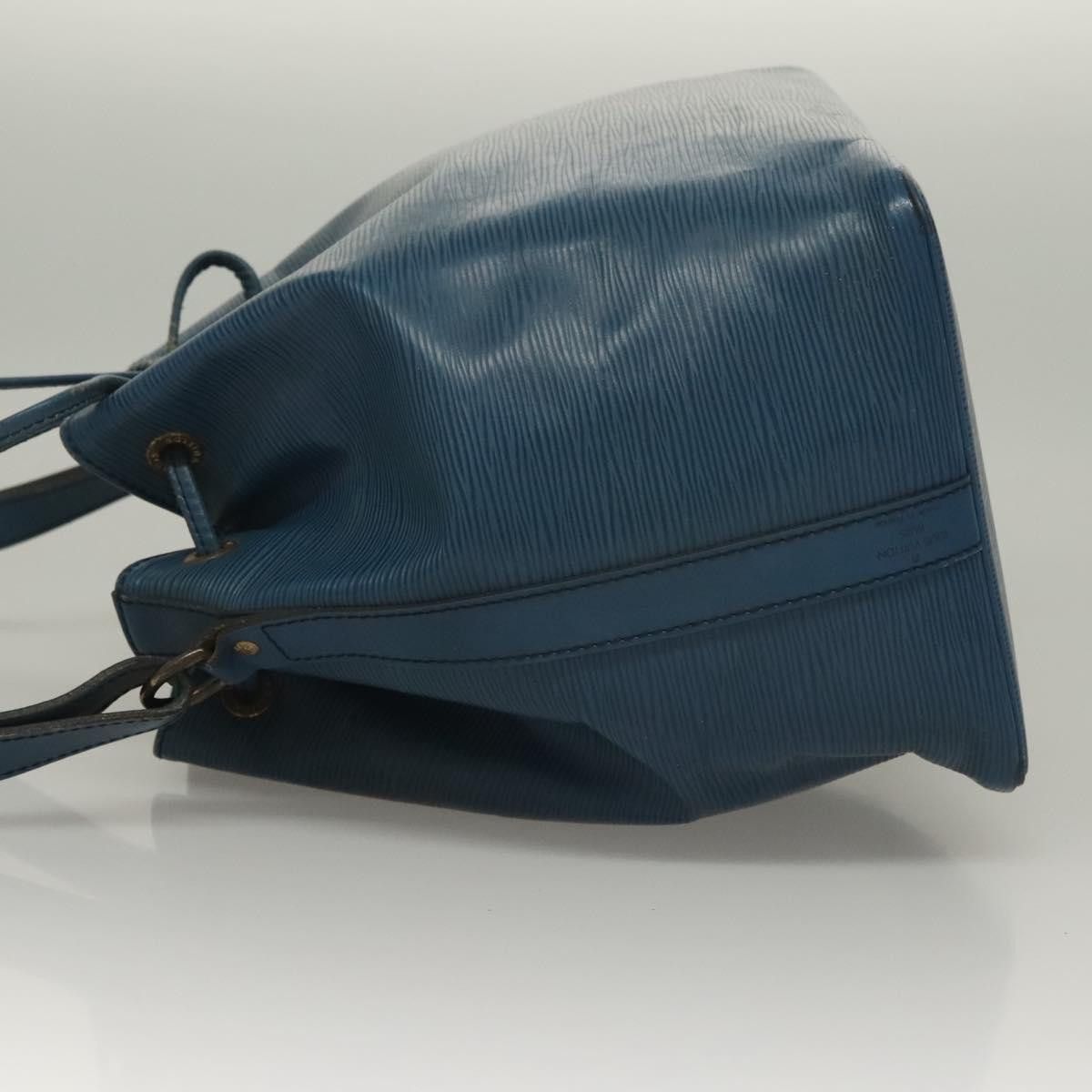 Louis Vuitton LOUIS VUITTON Epi Petit Noe Shoulder Bag Blue M44105 Size ONE SIZE - 5 Thumbnail