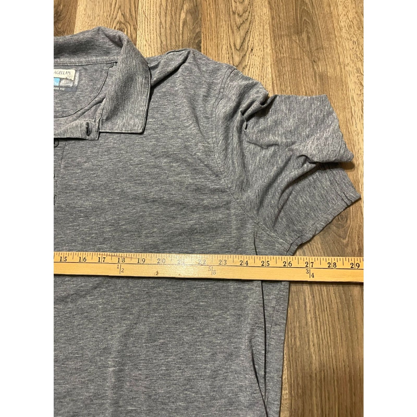 Vintage Magellan Shirt Men 3XL Gray Polo Short Sleeve Regular Fit Vintage: No Size US XXL / EU 58 / 5 - 3 Thumbnail