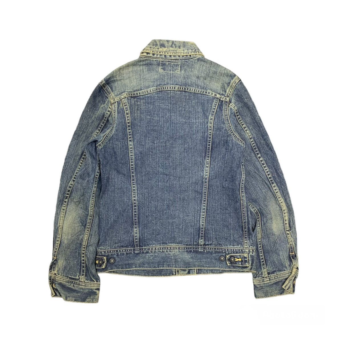 Lee Vintage Thrashed Y2K Lady Lee Riders Trucker Denim Jacket Size S / US 4 / IT 40 - 2 Thumbnail