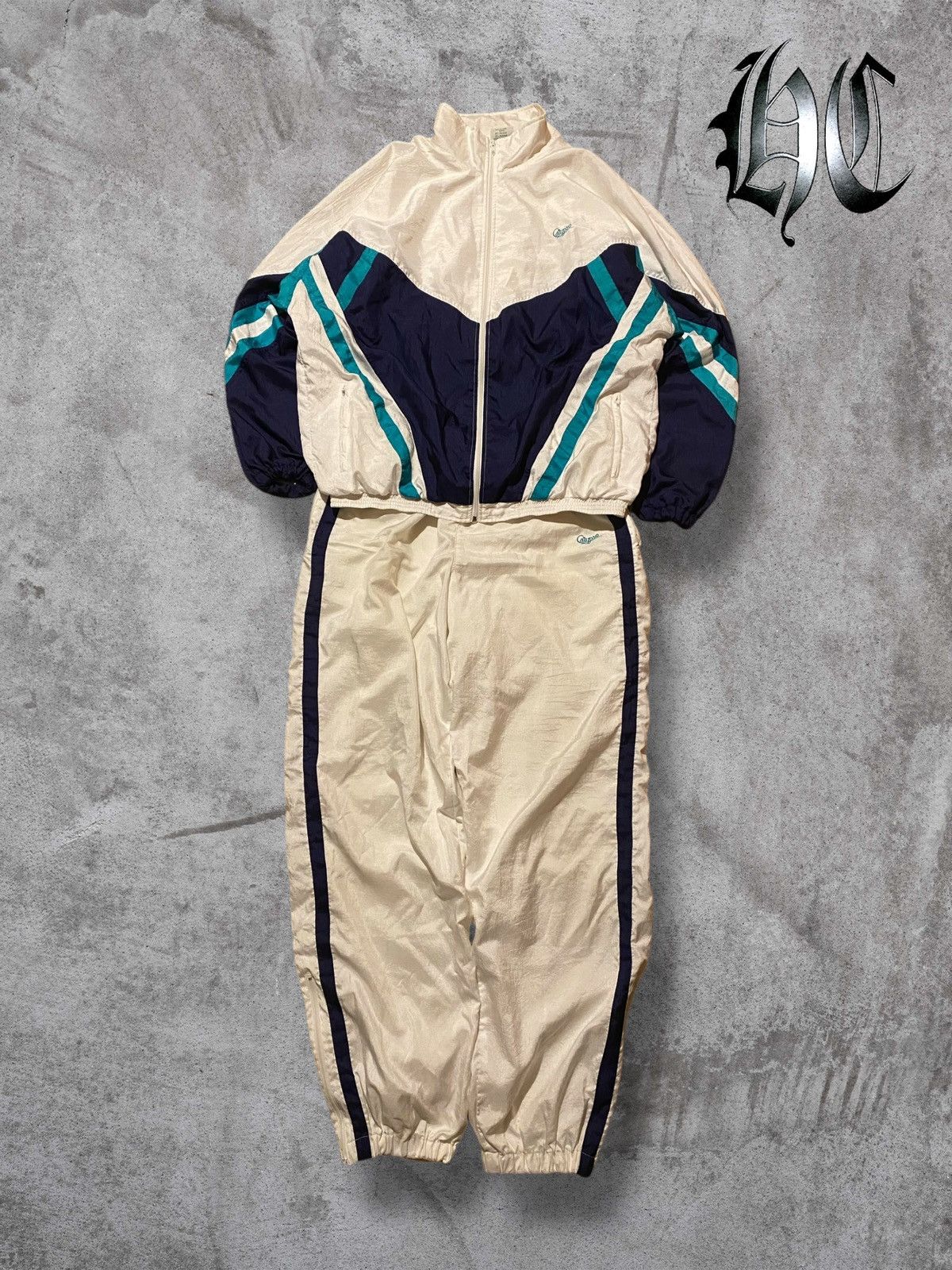 80s Vintage Calypso Sportswear Tracksuit - XXL