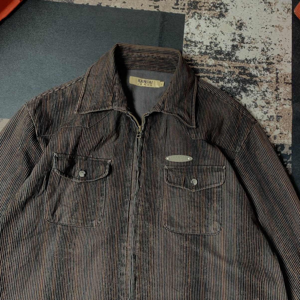 Kansai Yamamoto Kansai Jeans Zipper Outer Shirt Size US L / EU 52-54 / 3 - 2 Thumbnail