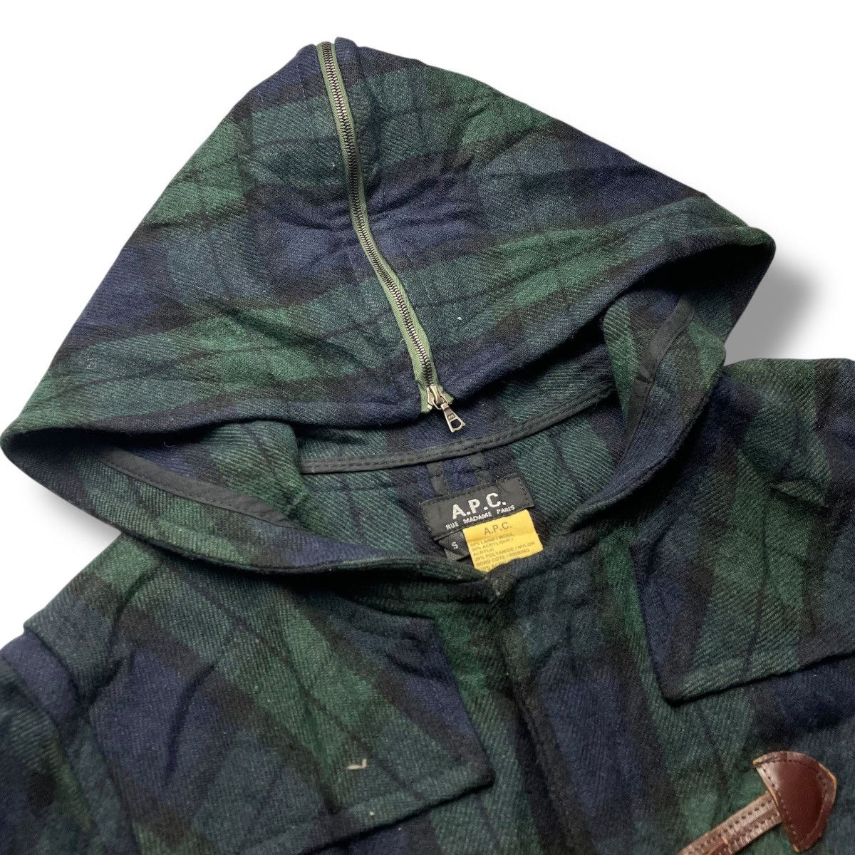 A.P.C. VINTAGE A.P.C RUE MADAME PARIS DUFFLE COAT JACKET Size US S / EU 44-46 / 1 - 6 Thumbnail
