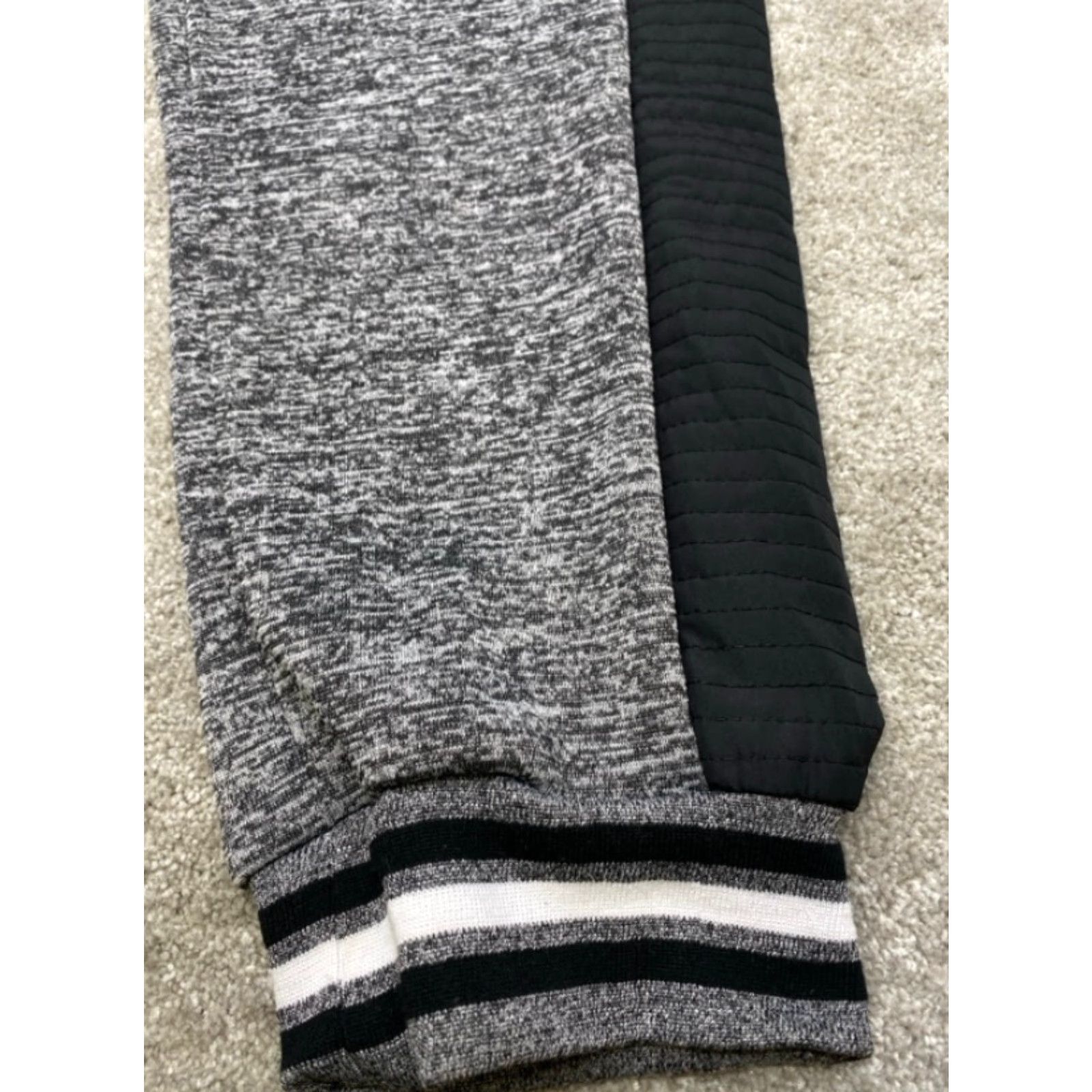 Vintage VINTAGE Red Ape Sweatpants Mens 3XL Black Gray Heather Fleece Drawstring Pockets Size US 40 / EU 56 - 2 Thumbnail
