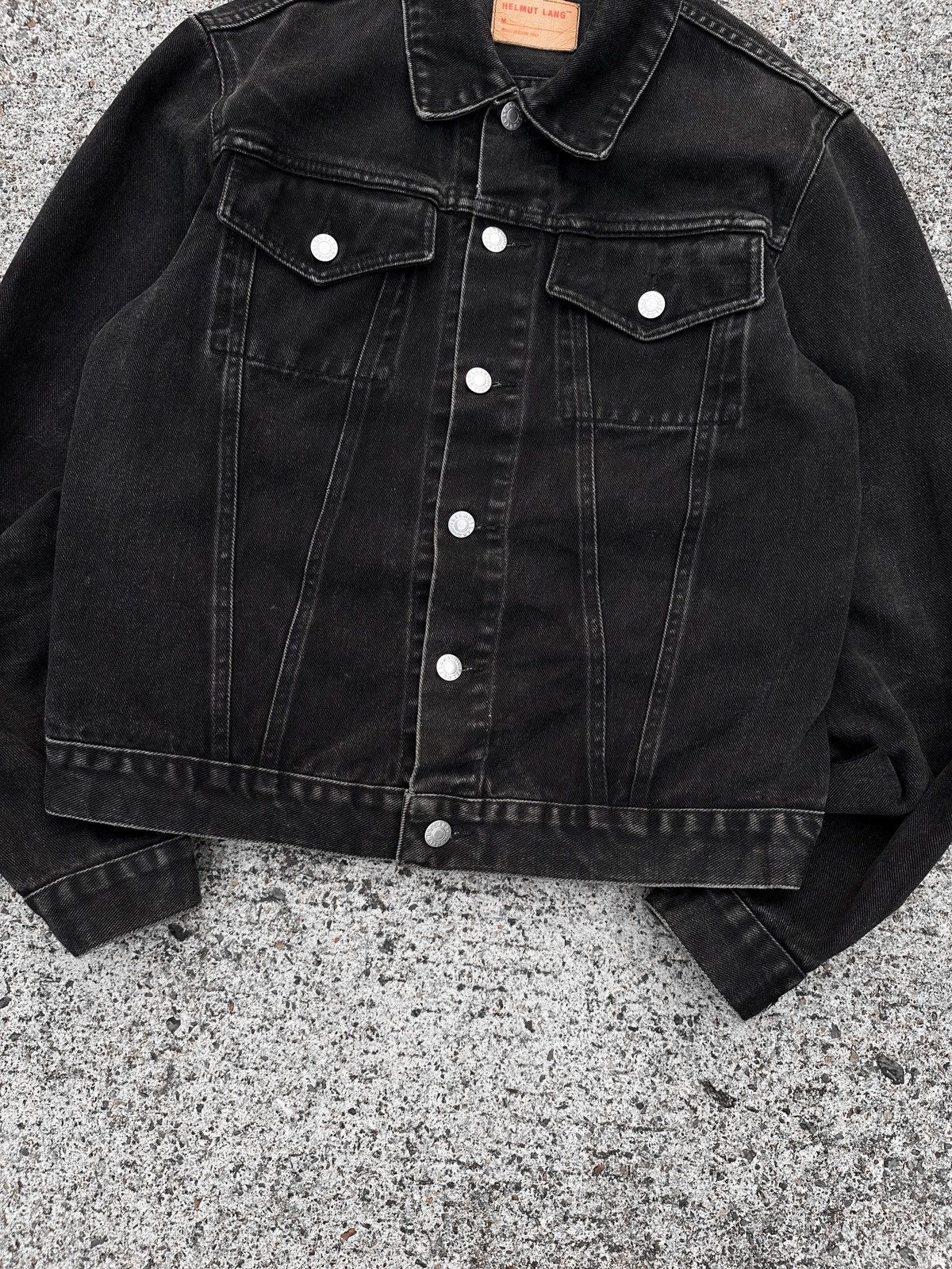 Helmut Lang Helmut Lang AW97 Faded Black Denim Jacket Size US M / EU 48-50 / 2 - 5 Thumbnail