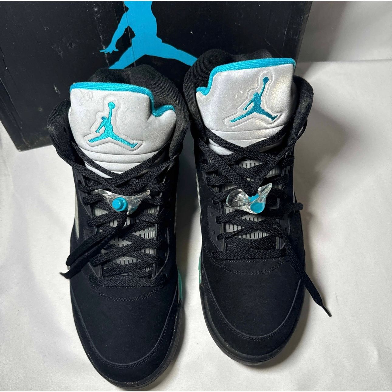 Jordan Brand × Nike Size 13 - Nike Air Jordan 5 Retro Aqua Men's Shoes Size US 13 / EU 46 - 4 Thumbnail