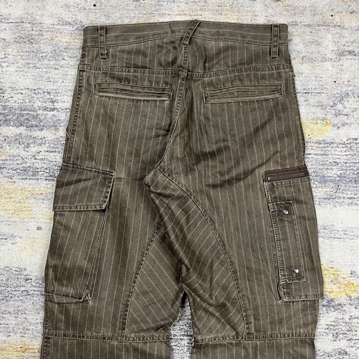 PPFM PPFM pinstriped tactical cargo pants Size US 31 - 6 Thumbnail
