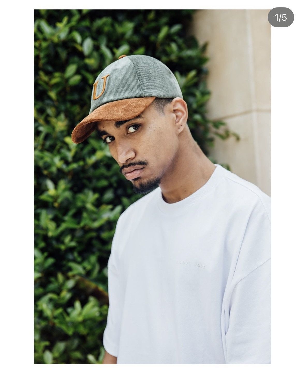 I Love Ugly U Porter Cap Moss Green Suede Size ONE SIZE - 1 Thumbnail