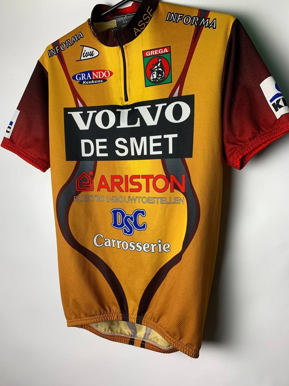 Bicycle VOLVO vintage Made in Italy mens cycling jersey Size XL Size US XXL / EU 58 / 5 - 3 Thumbnail