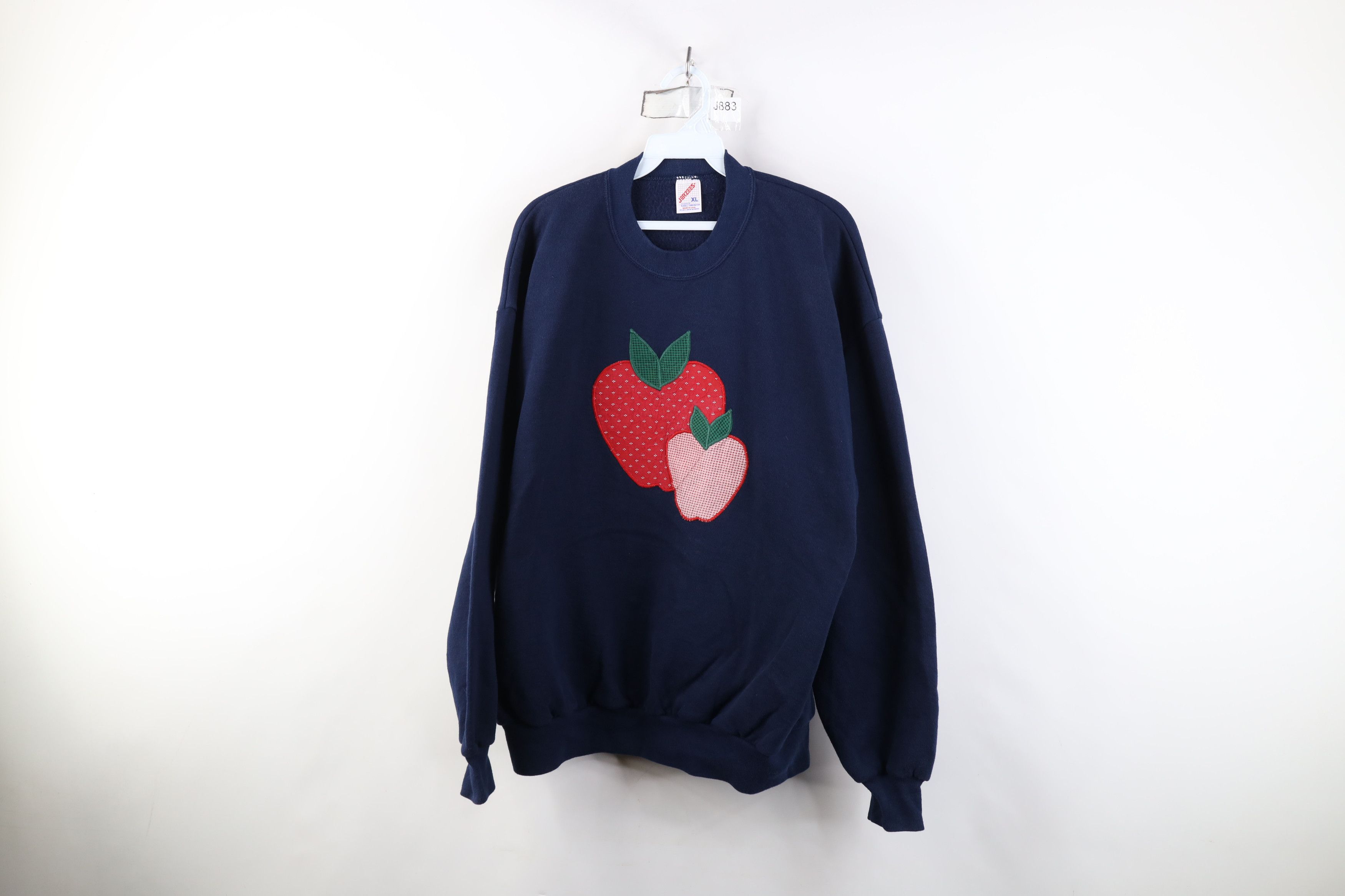 Vintage Vintage 90s Country Farmhouse Apple Crewneck Sweatshirt USA Size XL / US 12-14 / IT 48-50 - 1 Thumbnail