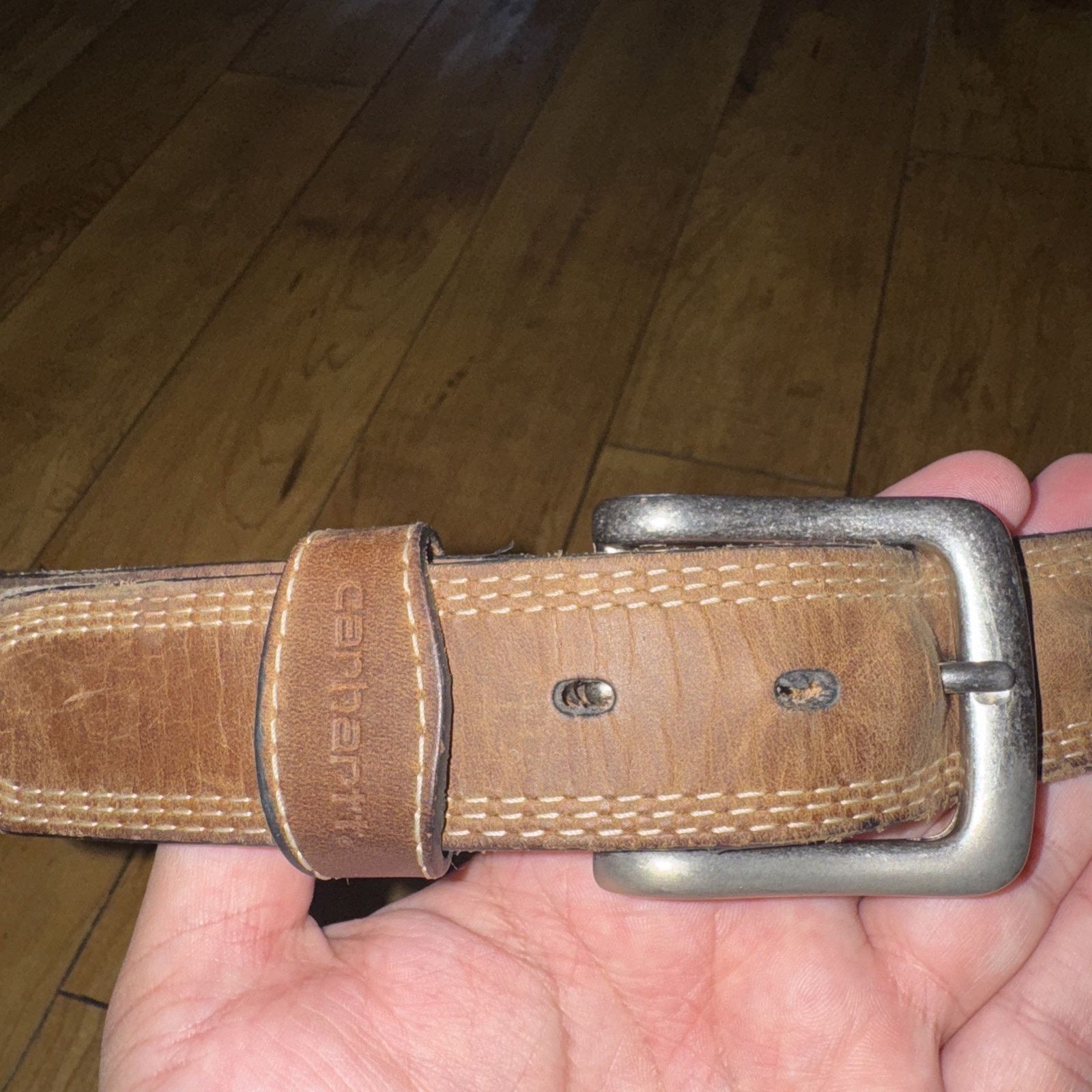 Carhartt Brown Carhartt Belt Size 38 Size 38 - 2 Thumbnail