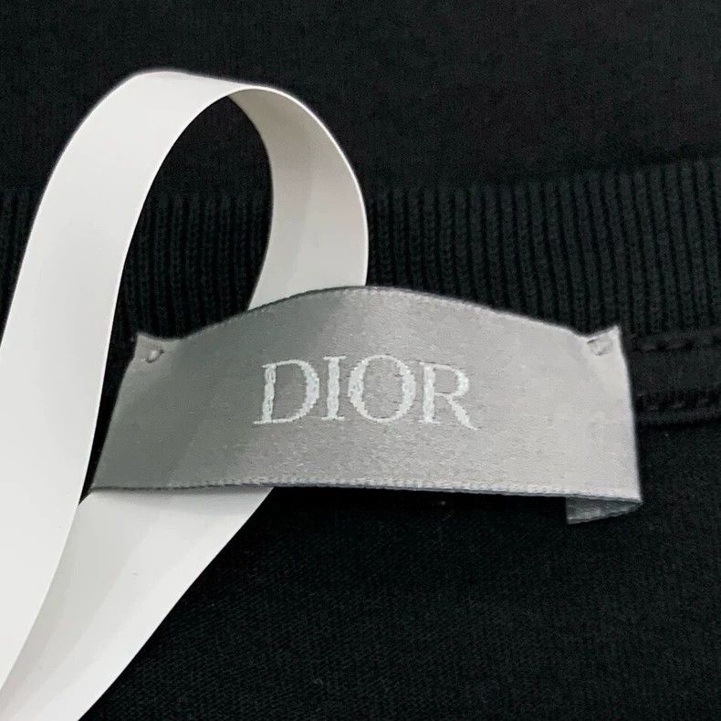Dior Dior Little bee embroidery round-neck black cotton short-sl Size US XS / EU 42 / 0 - 5 Thumbnail