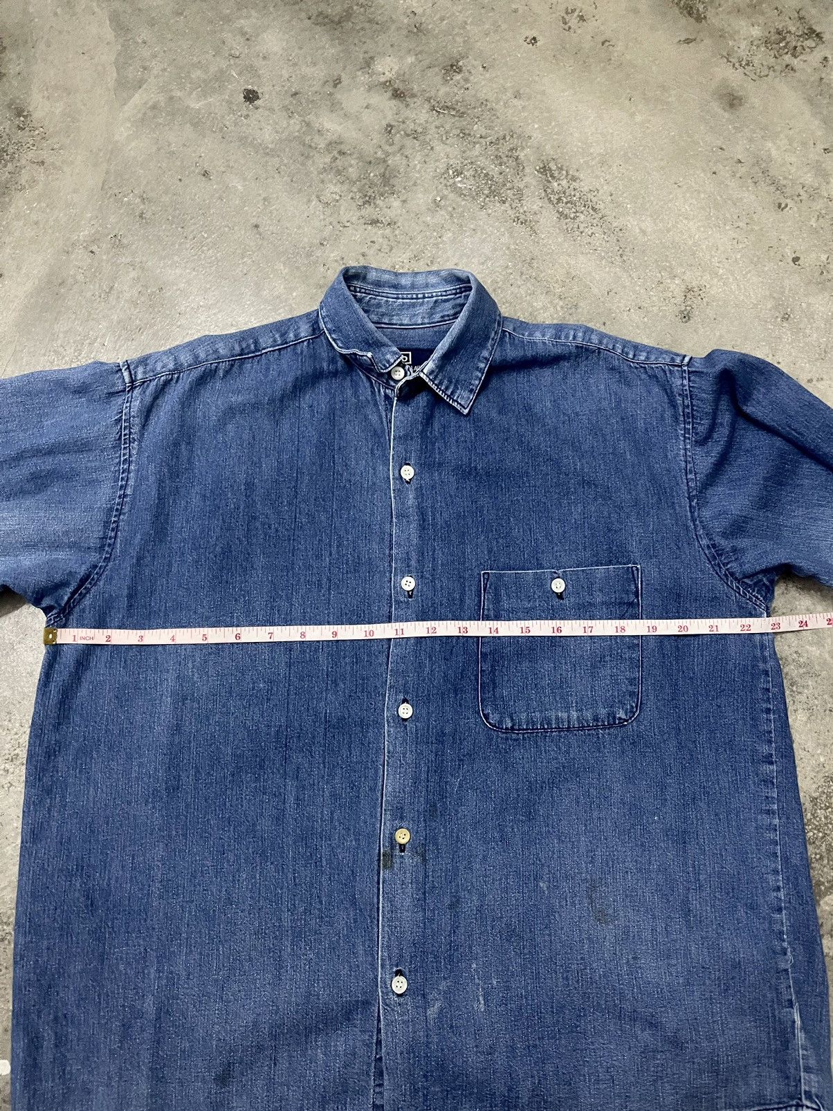 Polo Ralph Lauren POLO RALPH LAUREN DENIM SHIRTS SINGLE POCKET FADED Size US M / EU 48-50 / 2 - 6 Thumbnail