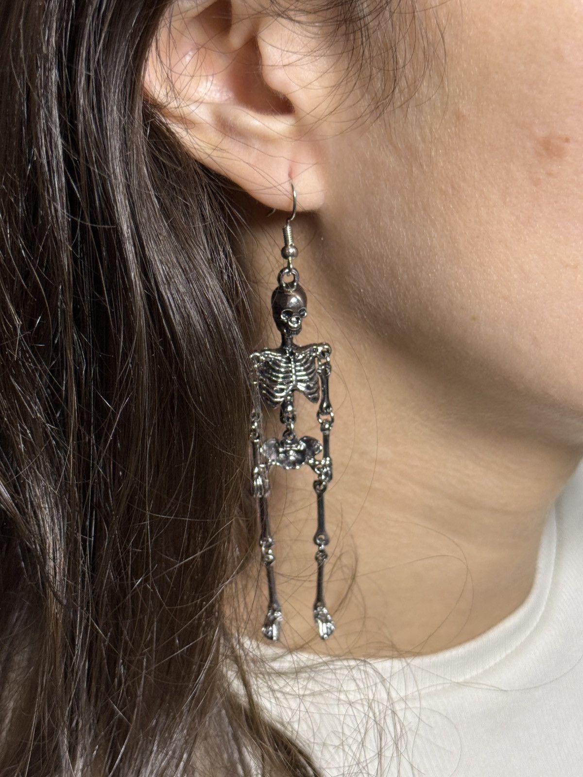 Seditionaries Articulated Skeleton Earrings Size ONE SIZE - 3 Thumbnail