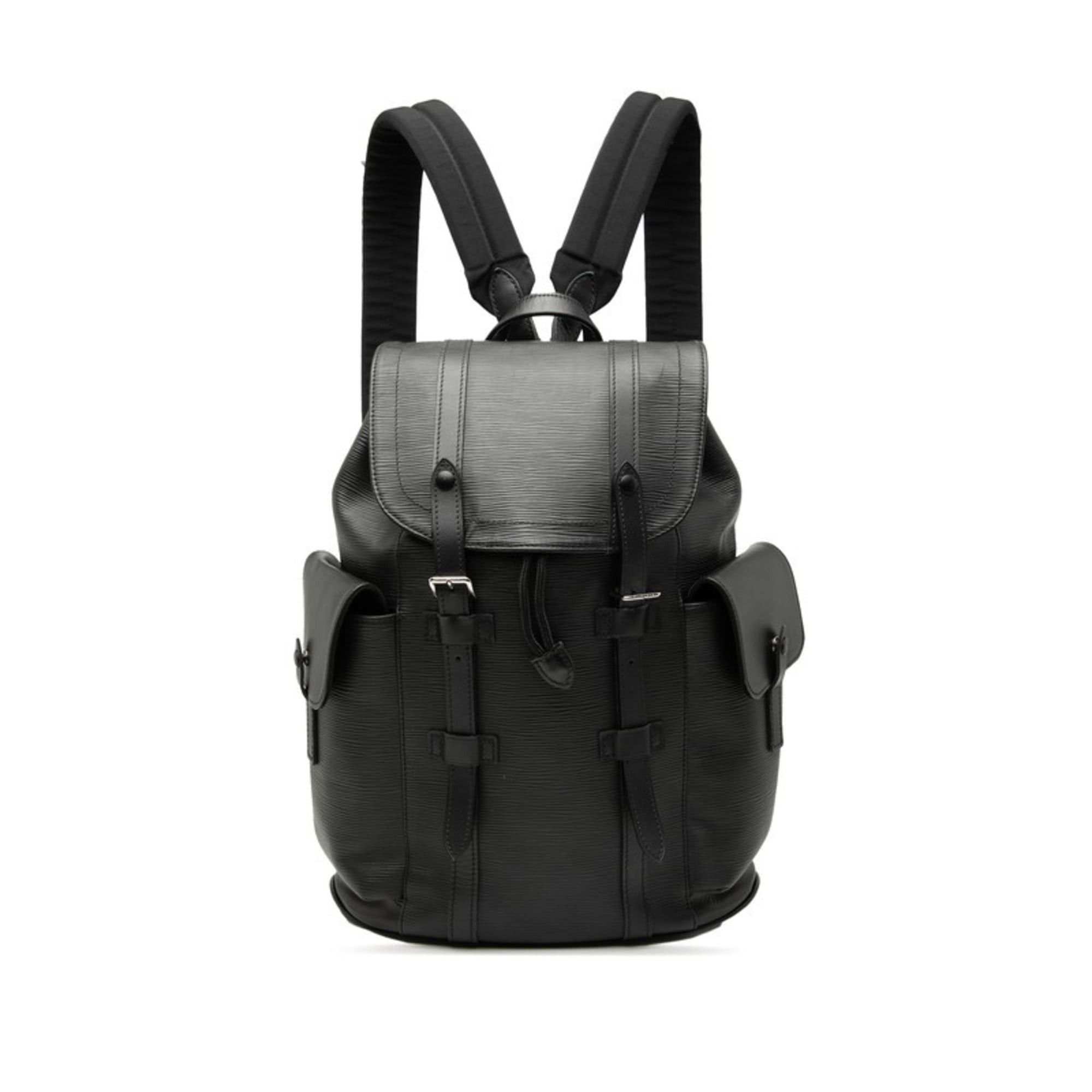 LOUIS VUITTON Louis Vuitton Christopher PM Epi LV Circle Leather Backpack Black Christopher PM Monogram Eclipse - Men - Bags | LOUIS VUITTON ® main image 4