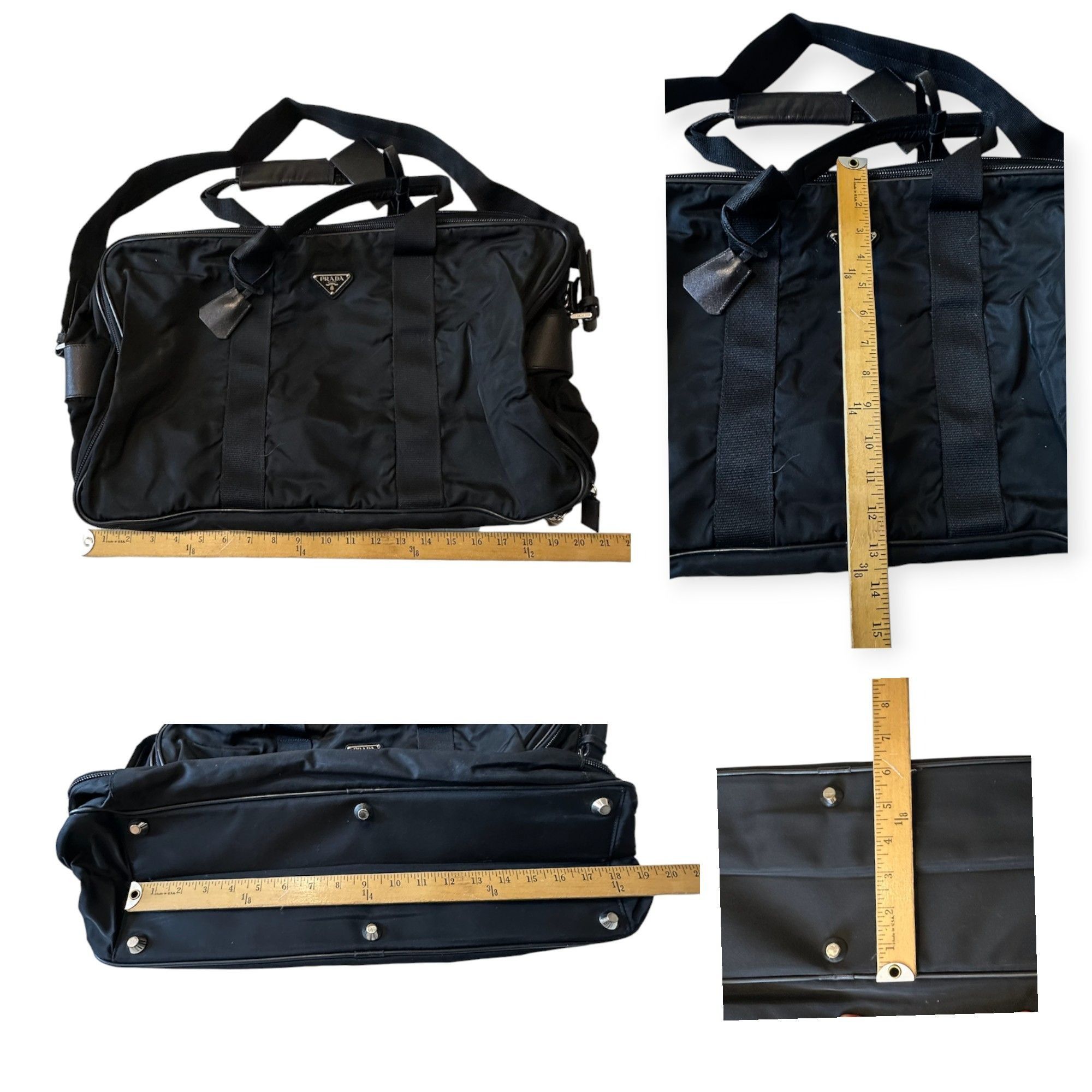 Prada Prada Viaggio V58 2-Way Nylon Travel Carry-On Bag Size ONE SIZE - 18 Thumbnail