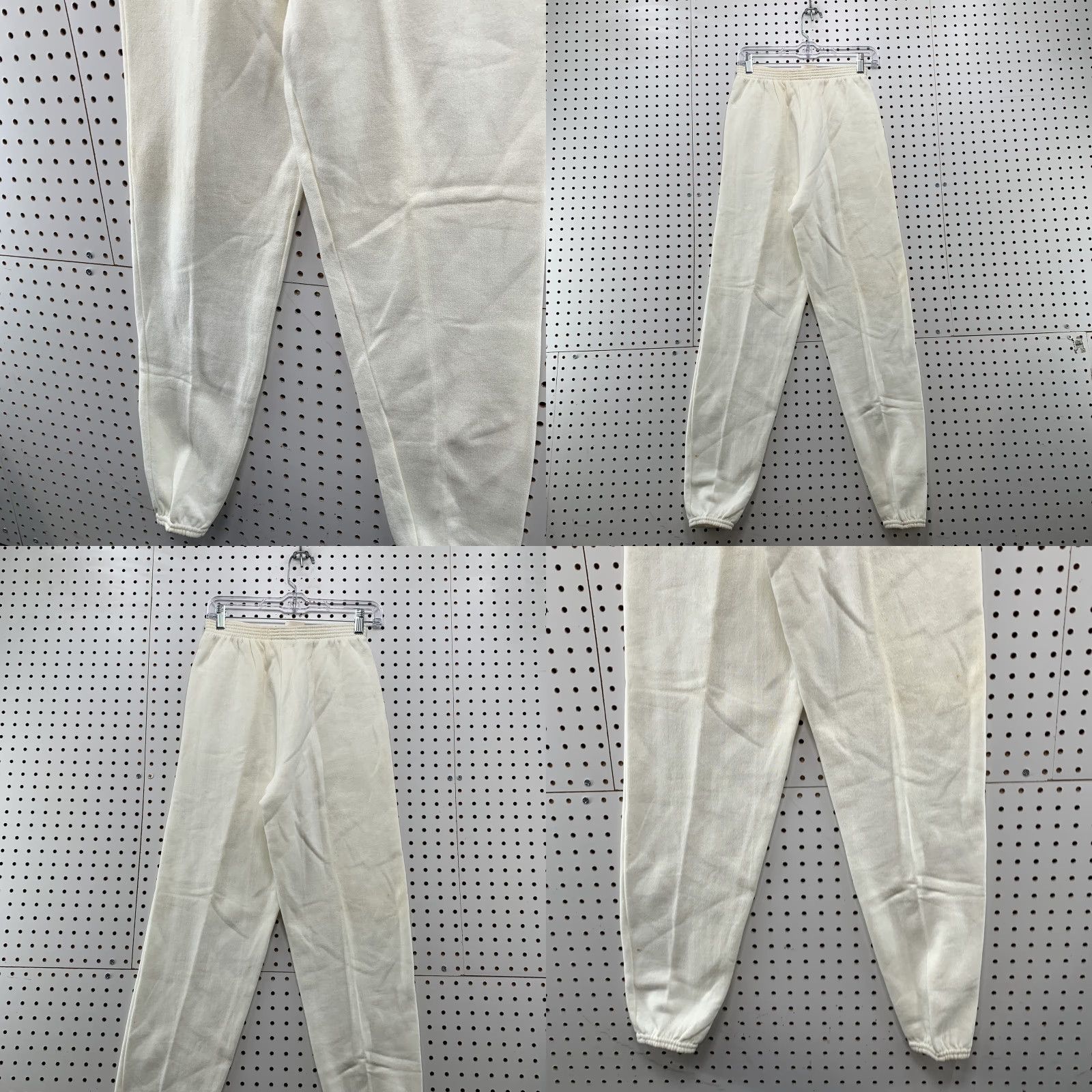 Gap VINTAGE Gap Sweatpants Mens Large White Fleece 90s Made USA 26x31 Size US 33 - 8 Thumbnail