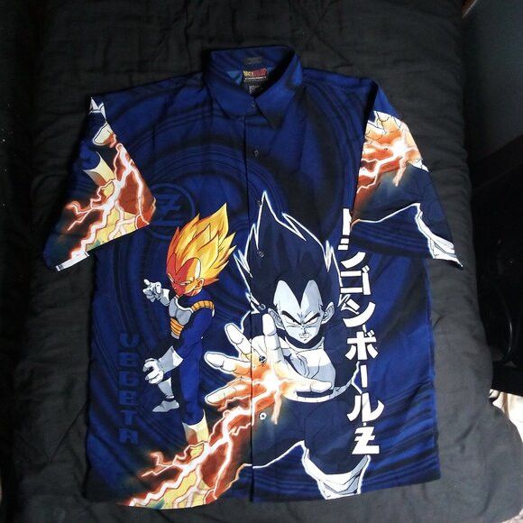 Other Vintage Dragon Ball Z Vegeta Button Down Hawaiian Shirt Size US XL / EU 56 / 4 - 2 Thumbnail