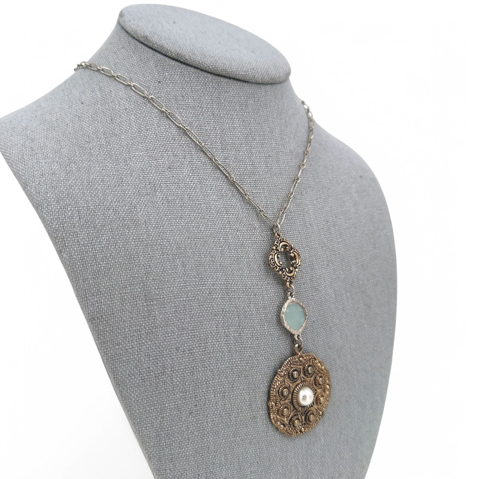 Other Vivi Love Romantic Boho Pendant Necklace Mixed Metal Size ONE SIZE - 4 Thumbnail