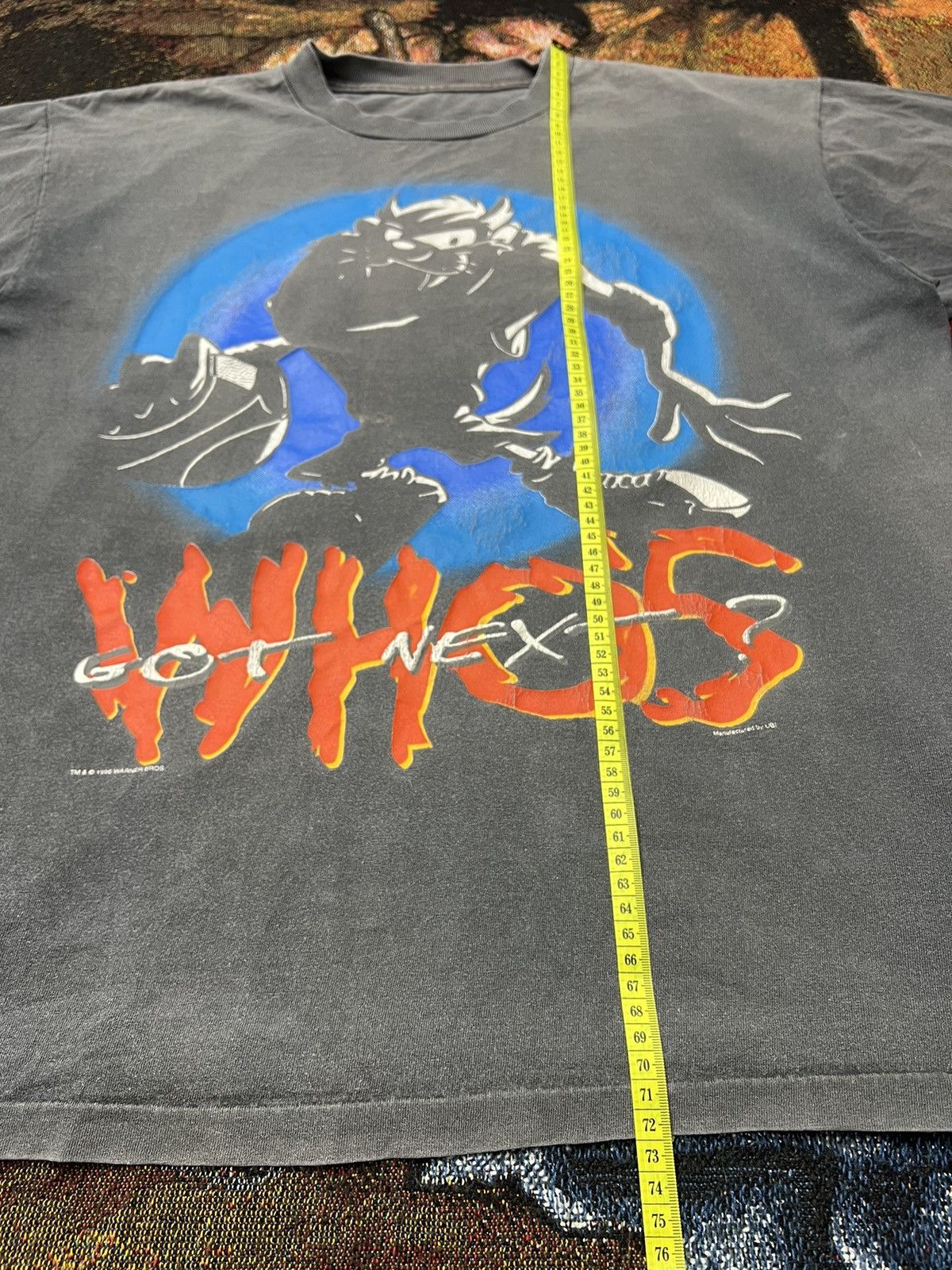 Warner Bros '96 Taz "Who's Got Next" Basketball Tee Size US L / EU 52-54 / 3 - 8 Thumbnail