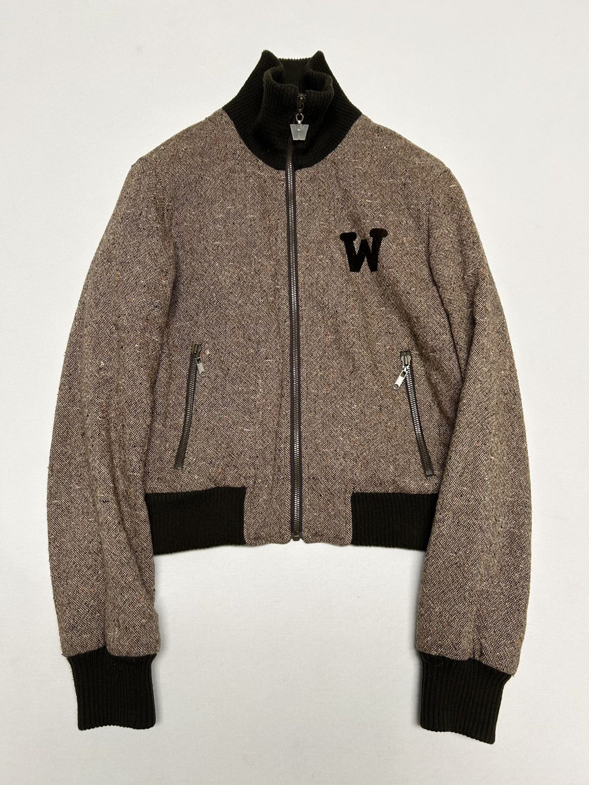 Walter Van Beirendonck AW1998 Down-Filled Tweed Bomber Jacket Size US XS / EU 42 / 0 - 5 Thumbnail