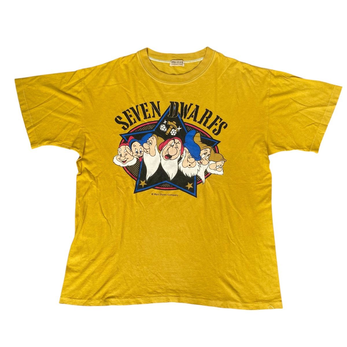 Cartoon Network × Disney × Vintage Vintage Rare Seven Dwarfs Disney Cartoon T shirt Size US L / EU 52-54 / 3 - 1 Thumbnail