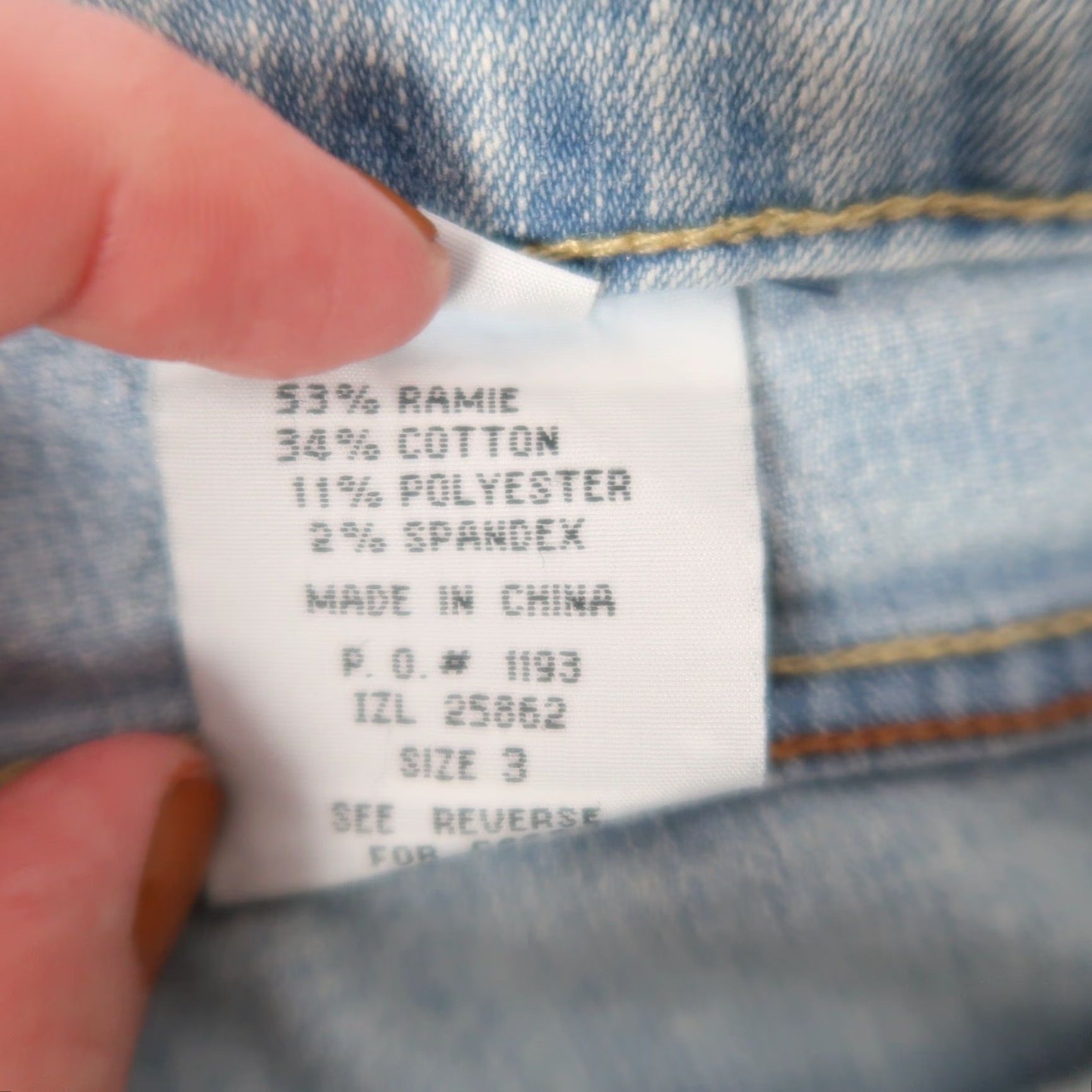 Vintage VINTAGE Paris Blues Jeans Bootcut Womens 3 Light Wash Low Rise 31in Inseam Flare Y2K Blues Size 26" / US 2 / IT 38 - 6 Thumbnail