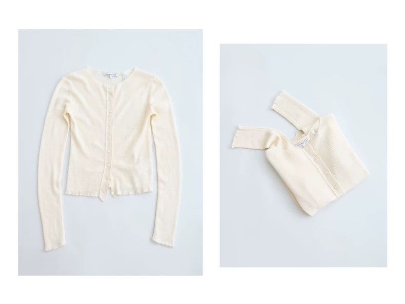Helmut Lang HELMUT LANG American white cashmere knit sweater Size S / US 4 / IT 40 - 9 Thumbnail