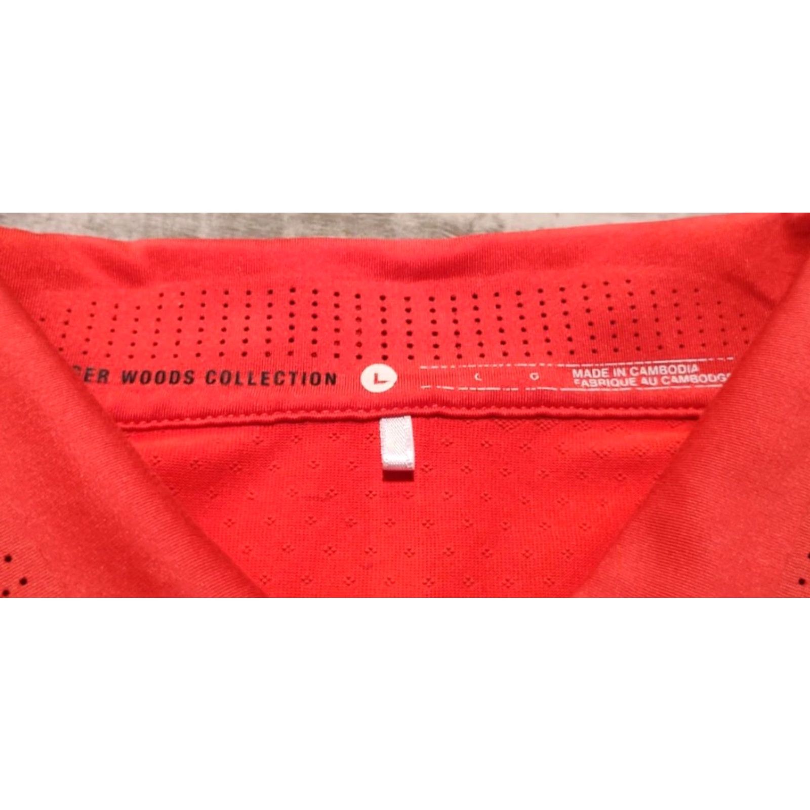 Nike Nike Tiger Woods Collection Polo Golf Shirt Mens L Reddish Pink Greywalls GC MI Color Pink Material Polyester Brand Nike Pattern Solid Size US L / EU 52-54 / 3 - 7 Thumbnail