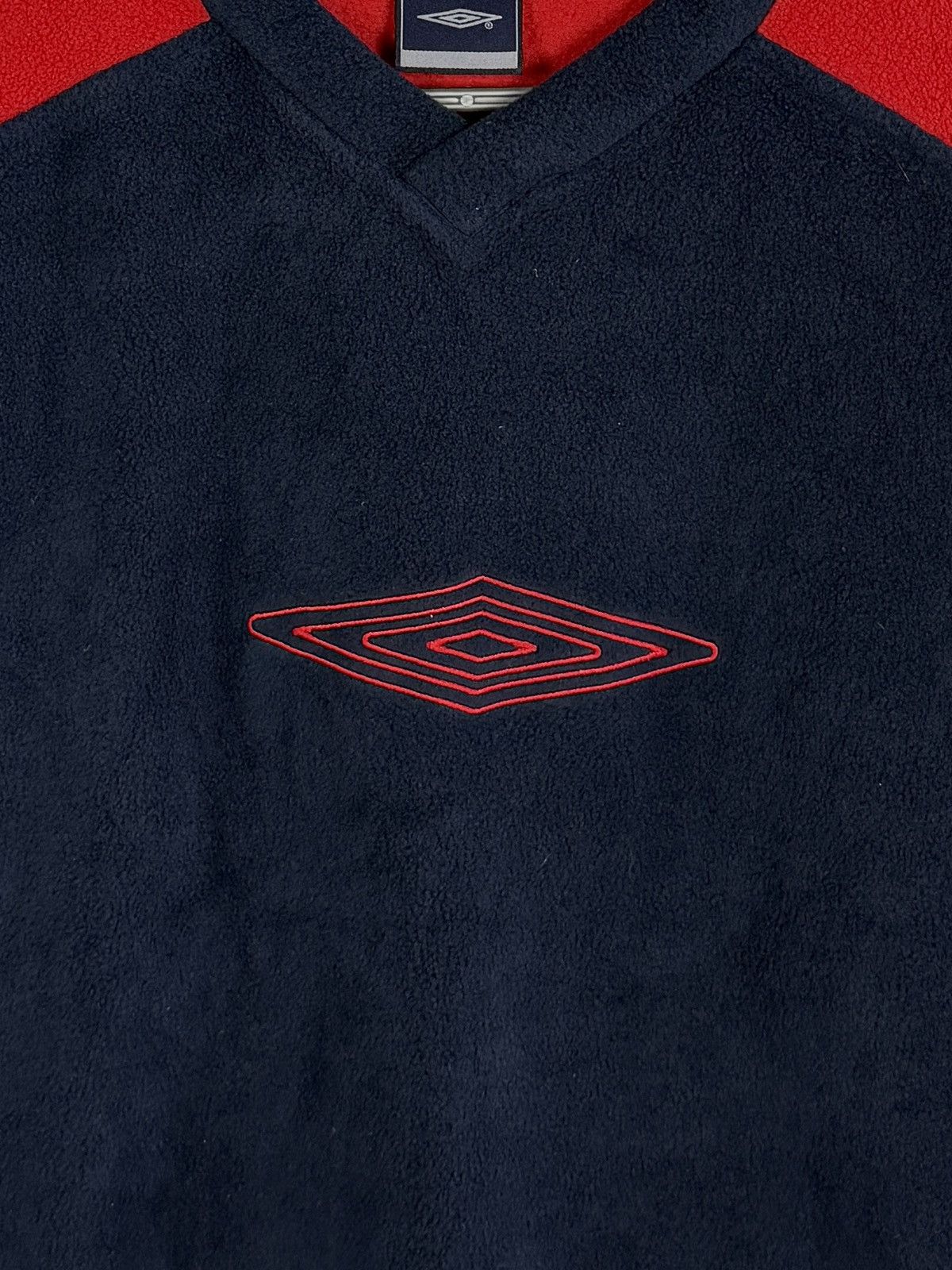 Umbro UMBRO Vintage Fleece Pullover Big Logo Sweatshirt Size L Size US L / EU 52-54 / 3 - 6 Thumbnail