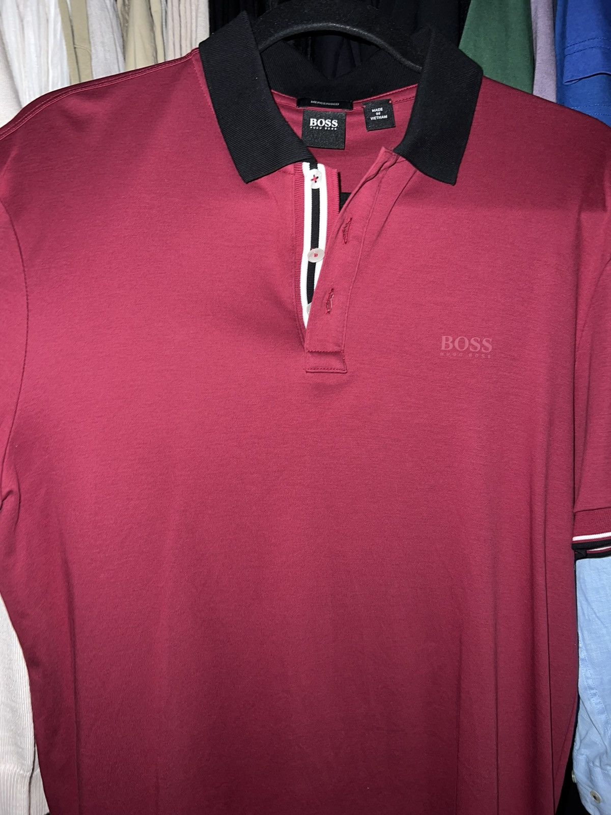 Hugo Boss Hugo Boss Polo shirt Red wine Size US S / EU 44-46 / 1 - 6 Thumbnail
