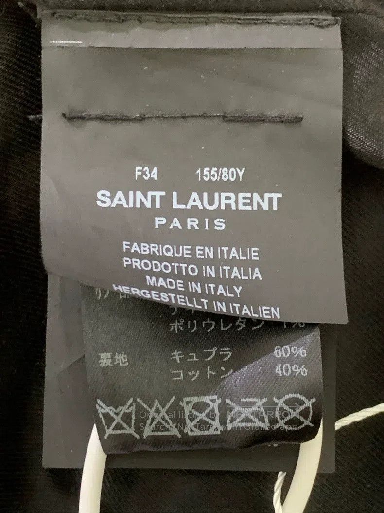 Saint Laurent Paris Saint Laurent Paris Black and White Colorblock Wool Baseba Size XXS / US 00 / IT 34 - 4 Thumbnail