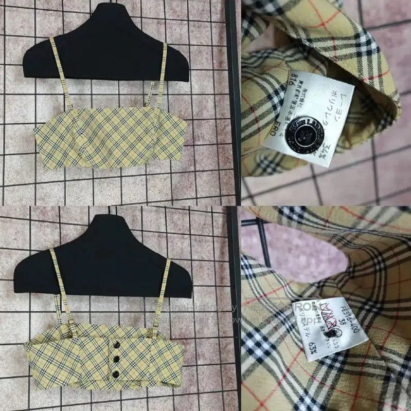 Burberry Burberry Brown Summer Plaid Crop Top. Size S / US 4 / IT 40 - 1 Thumbnail