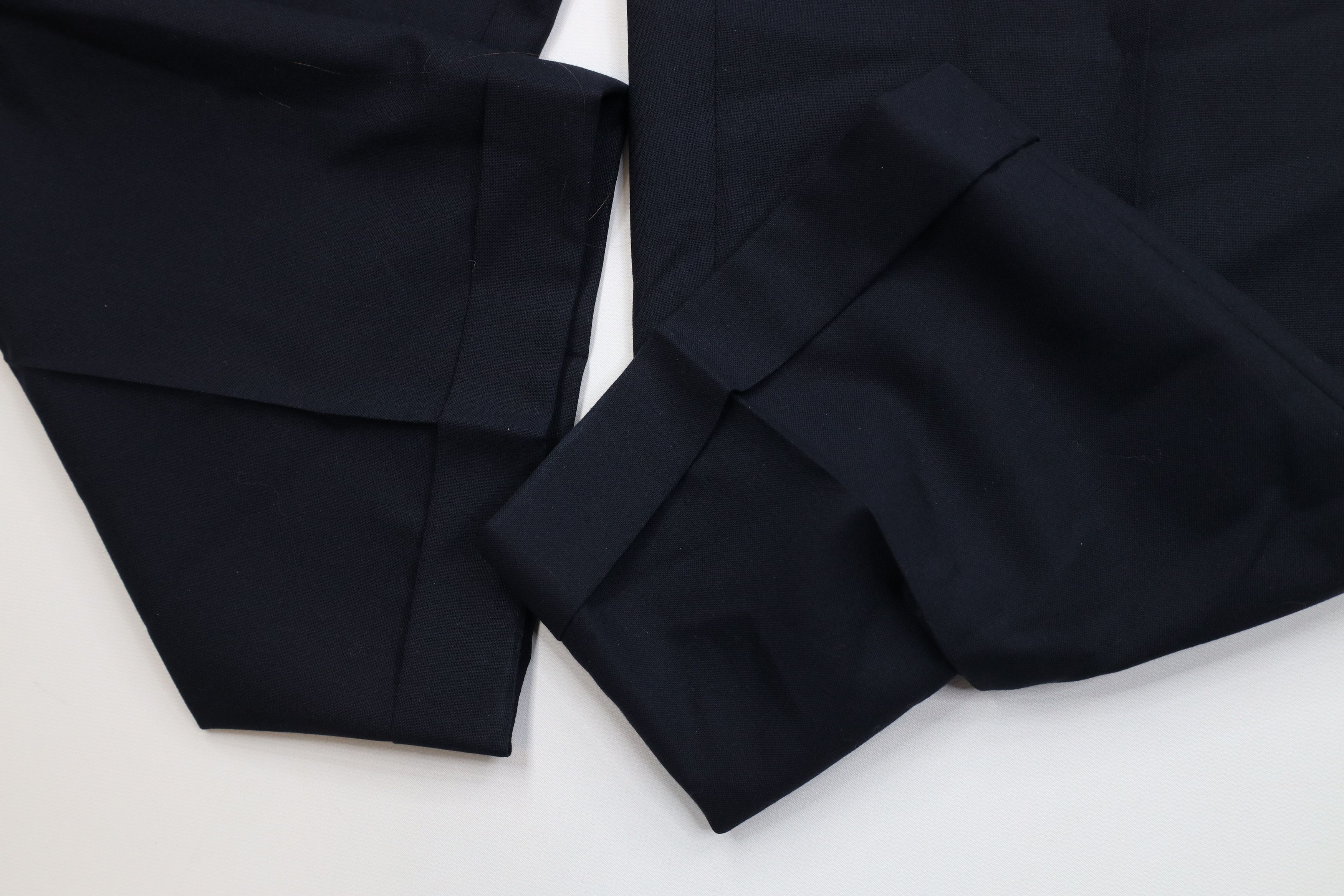 Vintage Vintage 90s Streetwear Wool Knit Wide Leg Chino Pants Blue Size US 38 / EU 54 - 6 Thumbnail