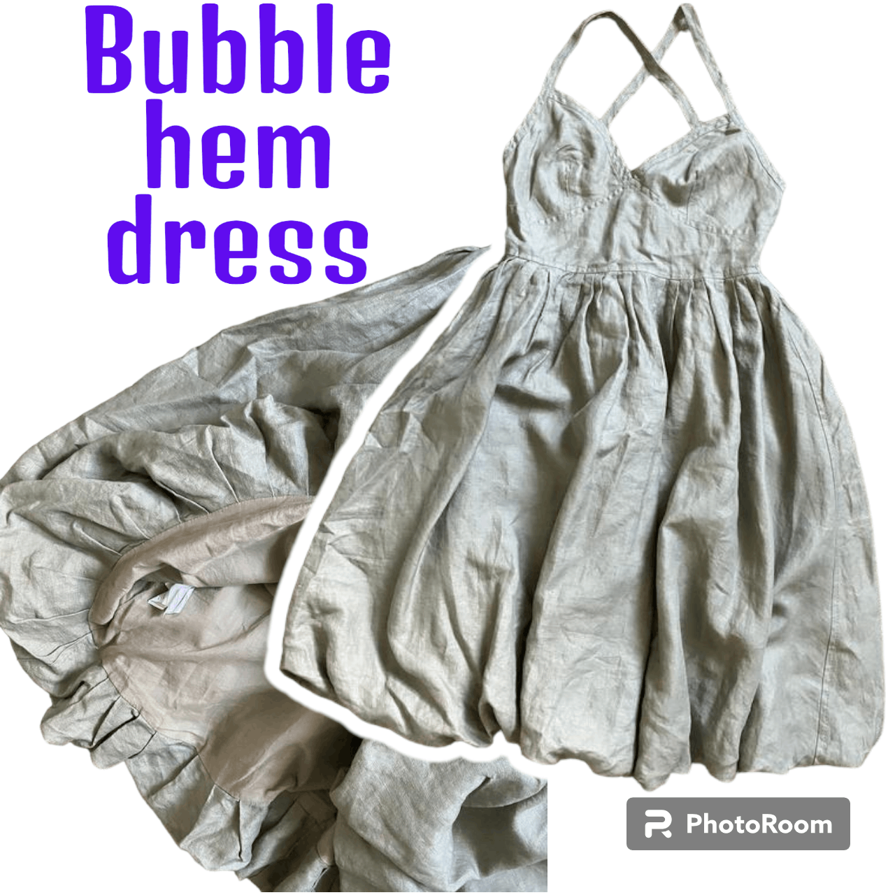 Other BUBBLE hem mini dress Sz XS italian brand STEFANEL Size XS / US 0-2 / IT 36-38 - 1 Thumbnail