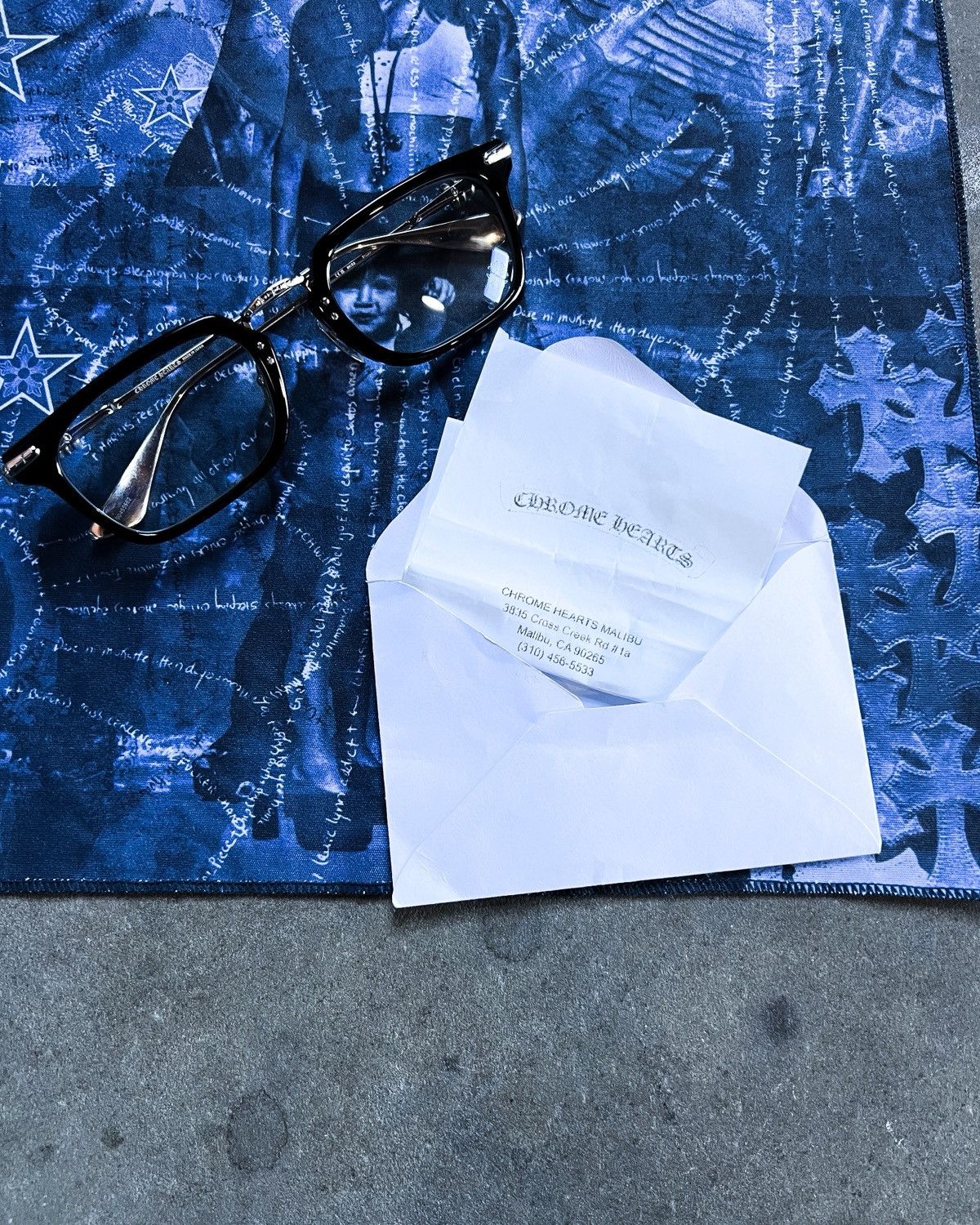 Chrome Hearts ‘SNAT’ SILVER DAGGER GLASSES Size ONE SIZE - 5 Thumbnail