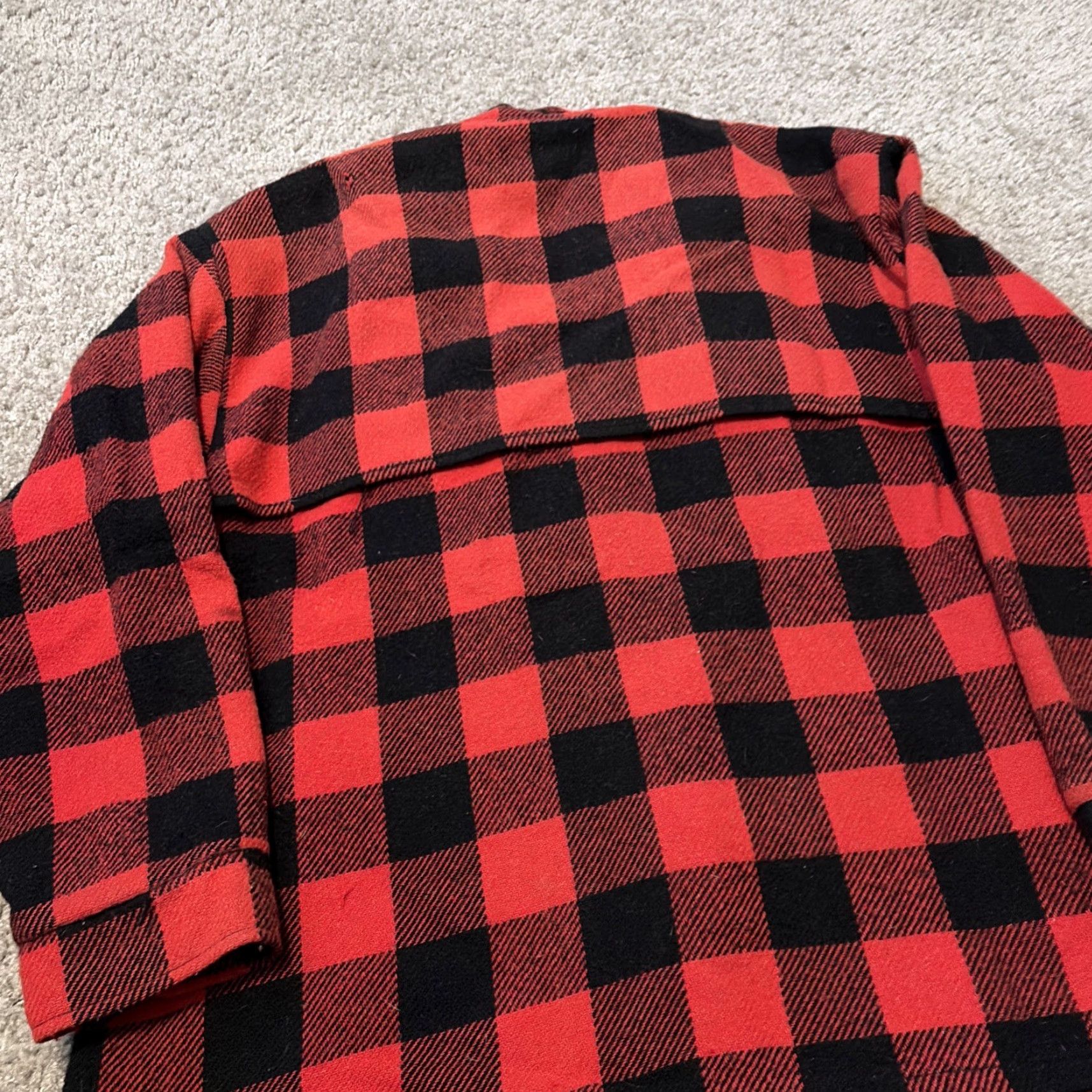 YOKE VINTAGE Codet Jacket Western Plaid Back Yoke Button Front XL Men Red Flannel 80s Size US XL / EU 56 / 4 - 6 Thumbnail