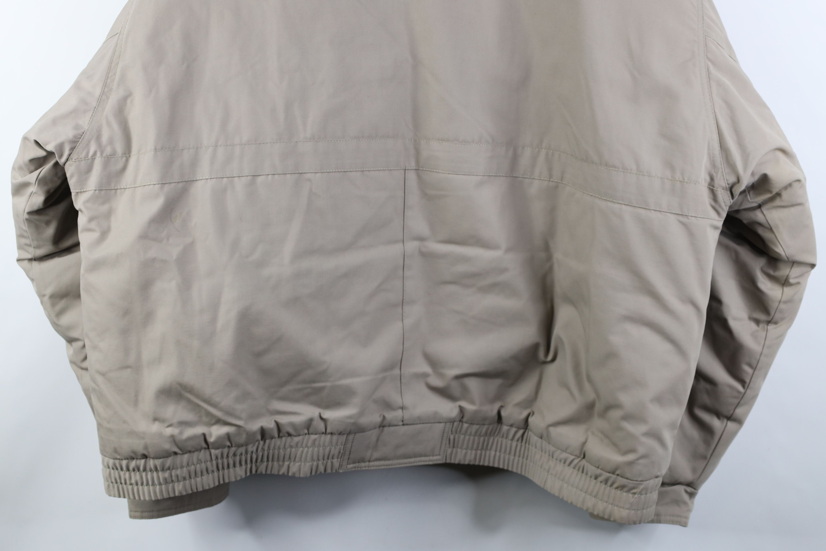 Vintage Vintage 90s Streetwear Quilted Puffer Bomber Jacket Beige Size US XXL / EU 58 / 5 - 16 Thumbnail