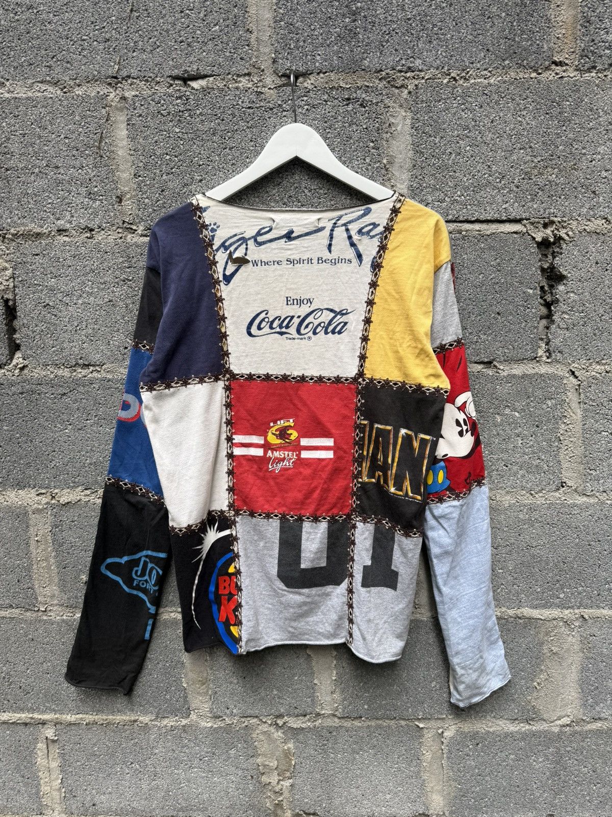 Number (N)ine AW02 Number (N)ine Patchwork Longsleeve Size US XL / EU 56 / 4 - 3 Thumbnail